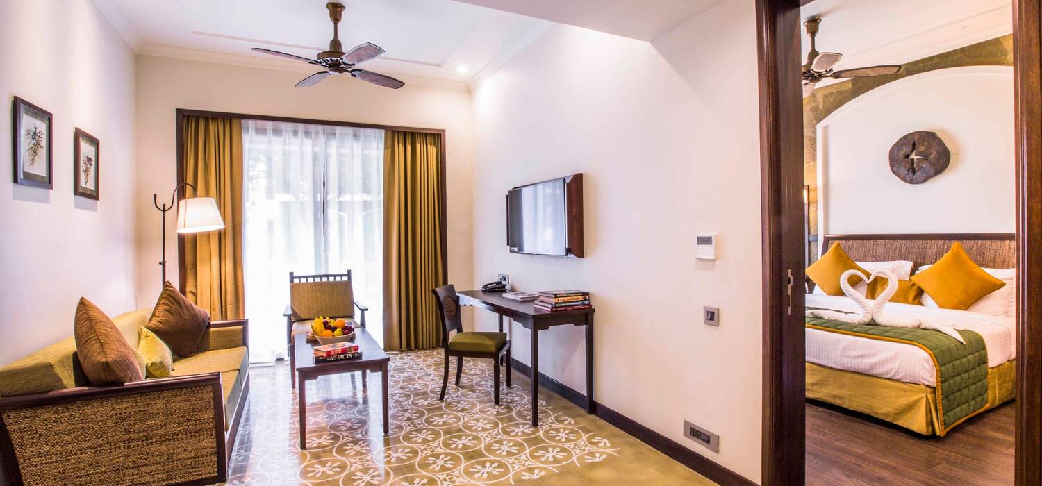 Weekend homes near Mumbai. The Banyan Suite at Rhythm ResiTel's Lonavala property.